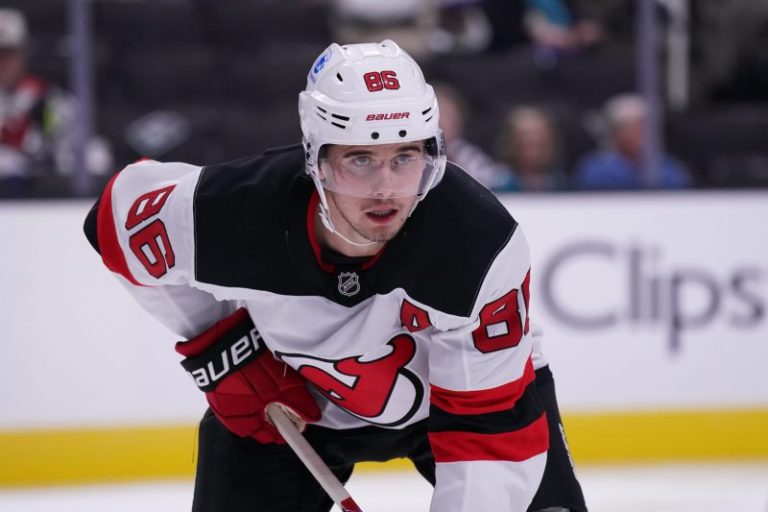Devils star out with ‘non-hockey’ hand injury