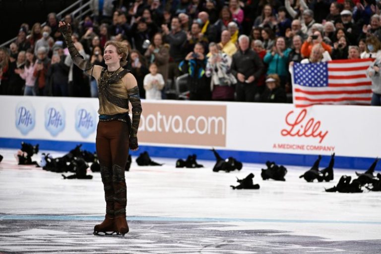 Ilia Malinin ‘surprised’ by fans tossing Toothless dragon stuffies on ice