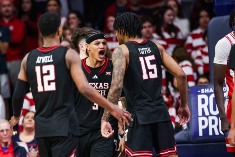 Texas Tech basketball bus tire punctured after upset win over Arizona