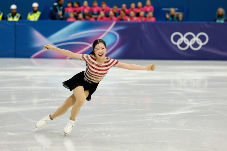 Teenager leads Japan figure skating team with chance to sweep Olympics podium
