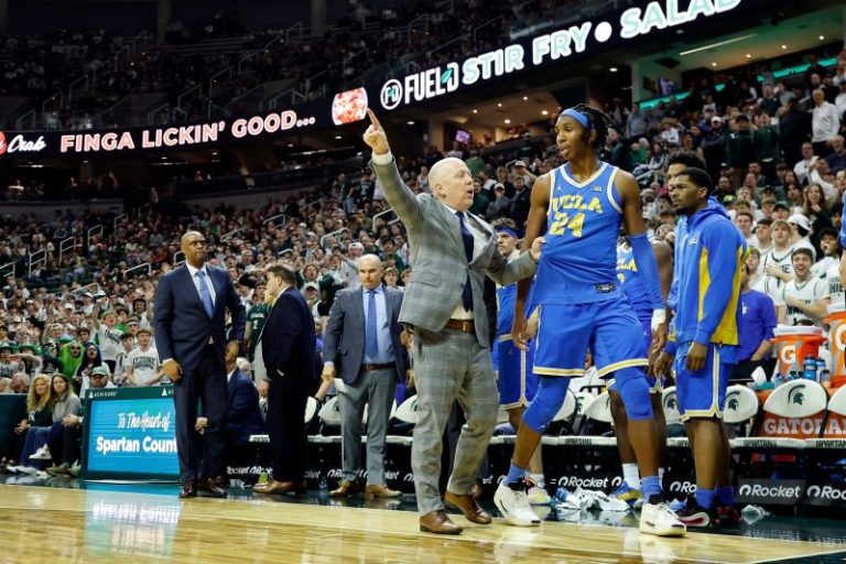 Watch: UCLA hoops coach Mick Cronin kicks own player out of game