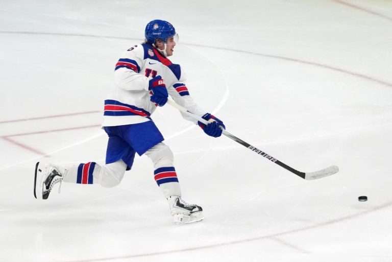 Watch Jack Hughes goal lift USA to Olympic hockey gold