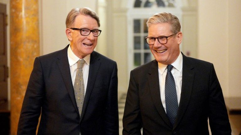 UK government to unseal former ambassador Mandelson documents tied to Jeffrey Epstein probe