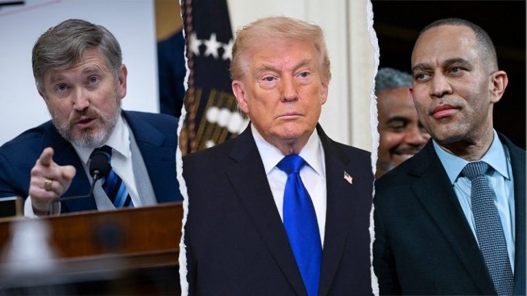 Massie-led push to handcuff Trump on Iran gets Jeffries’ backing