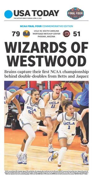 Celebrate UCLA’s women’s basketball title with commemorative page print